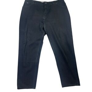 Lee‎ Original Womens 24W Black Straight Leg Jeans Cotton Streetwear